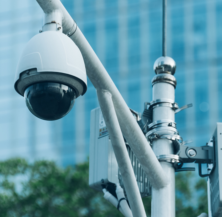 Solar-Powered CCTV Installation